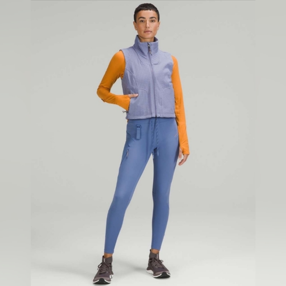 lululemon athletica Lavender Quilted Vest with High Collar - Picture 3 of 15